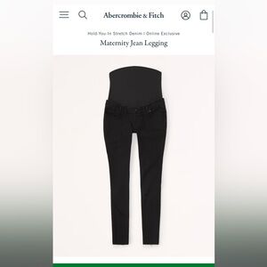 BNWT Abercrombie Maternity Jean Legging